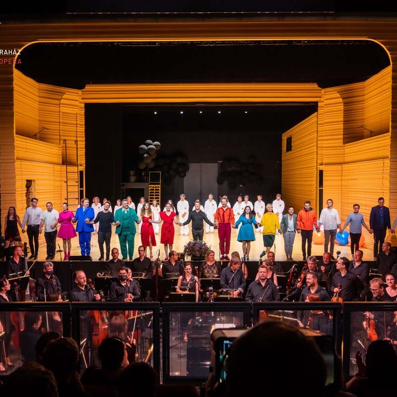 Rossini – Mozart – Milhaud: Figaro³ / Figaro | Budapest, Eiffel Műhelyház 2021 | Fotó: Berecz Valter