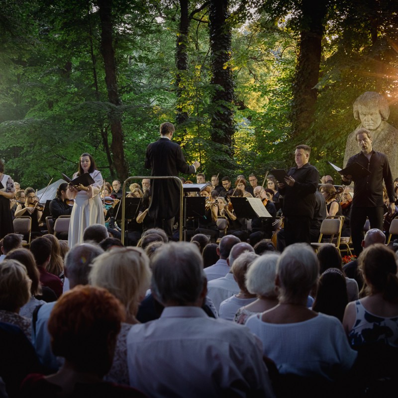 Beethovennel a szabadban | 2023 | Martonvásár, kastélypark | Fotó: Csibi Szilvia / NFZ