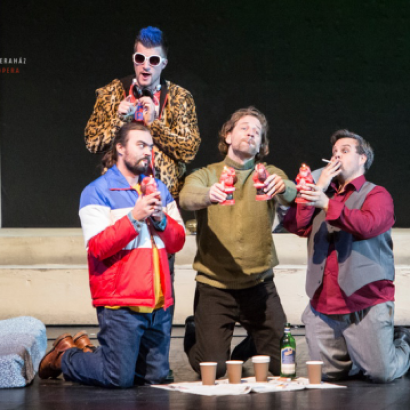 Puccini: Bohémélet 2.0 | Colline | Budapest, Erkel Színház 2016 | Fotó: Pályi Zsófia