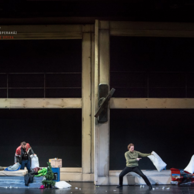 Puccini: Bohémélet 2.0 | Colline | Budapest, Erkel Színház 2016 | Fotó: Pályi Zsófia