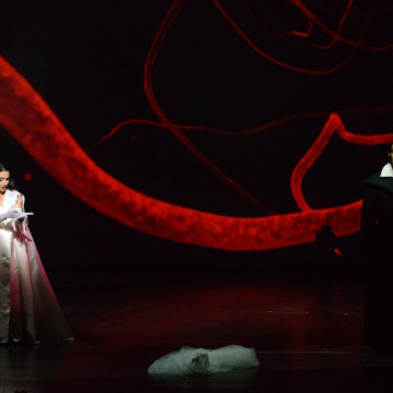 Bartók: A kékszakállú herceg vára / Kékszakállú | Vilnius, Litván Nemzeti Opera- és Balettszínház, 2018 | Fotó: Martynas Aleksa
