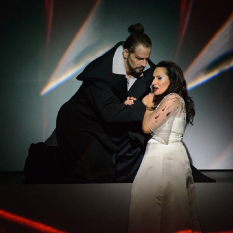Bartók: A kékszakállú herceg vára / Kékszakállú | Vilnius, Litván Nemzeti Opera- és Balettszínház, 2018 | Fotó: Martynas Aleksa